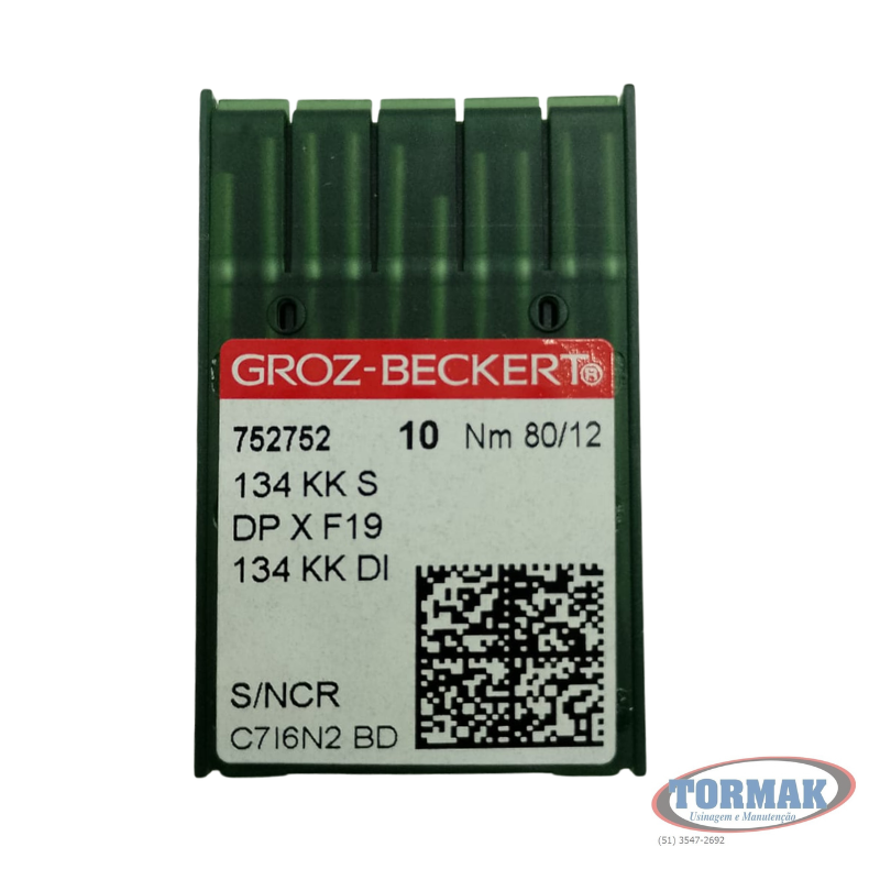 AGULHA GROZ-BECKERT 80/12 KKS PONTA LANÇA Cód.0045