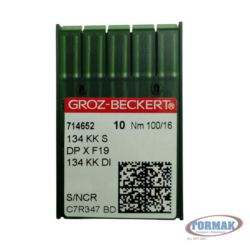 AGULHA GROZ-BECKERT 100/16 KKS PONTA LANÇA Cód.0047