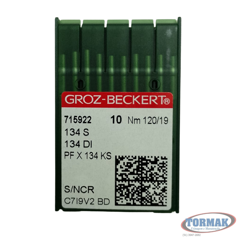 AGULHA GROZ-BECKERT 120/19 KKS PONTA LANÇA Cód.1285A