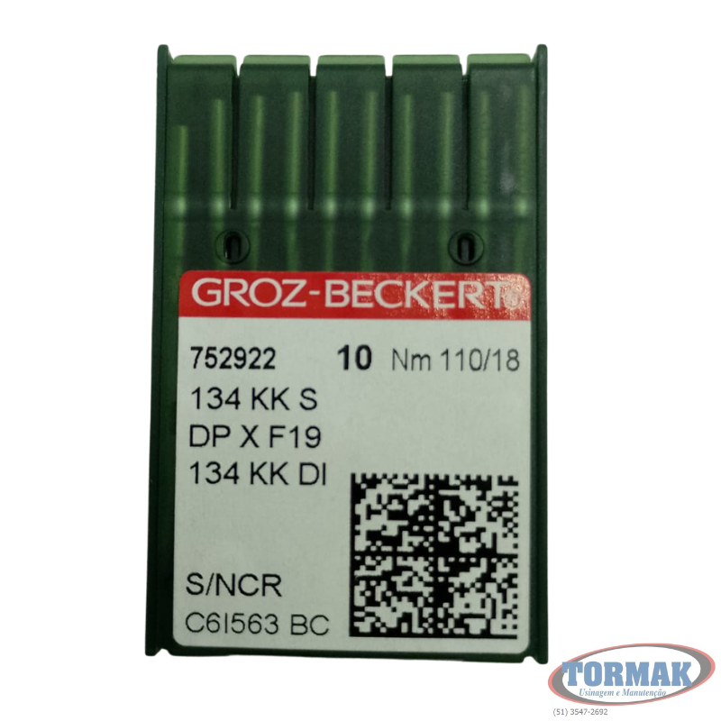 AGULHA GROZ-BECKERT 110/18 KKS PONTA LANÇA Cód.1665